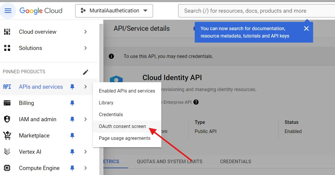 OAuth consent screen for google one tap sign in