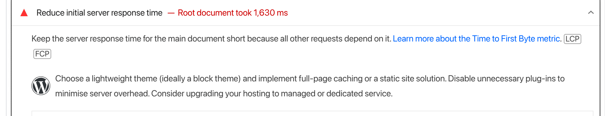 infinityfree pagespeed insight test